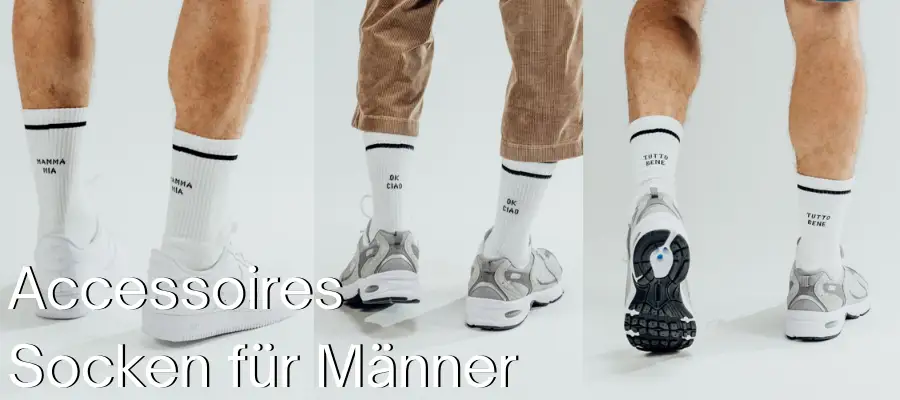 Accessoires Socken f&uuml;r M&auml;nner &ndash; Bequem, stylisch, streetready