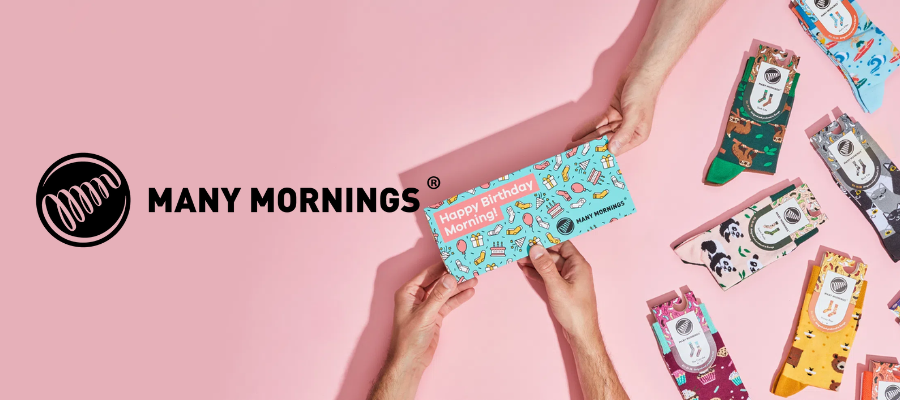 Many Mornings &ndash; Bunte Socken mit Charakter