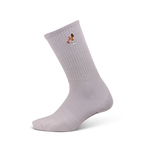 Basic Socks Cloured Girl Light Grey