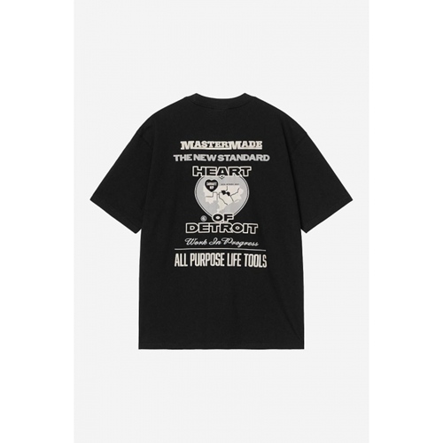 S/S Arcan T-Shirt Black Heavy Stone Wash