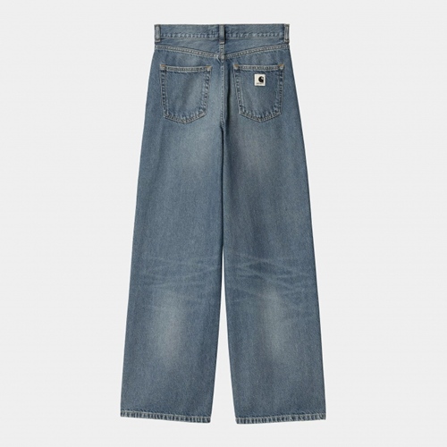 W Jane Pant Blue Dark Used Wash