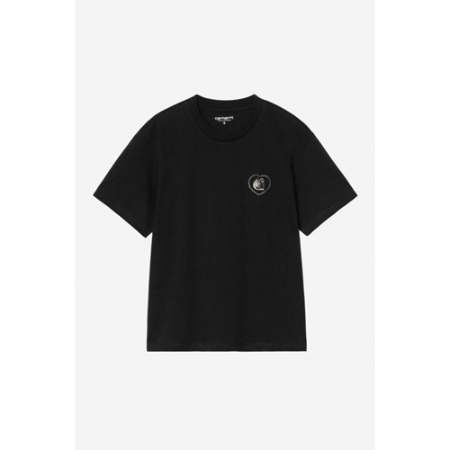 W S/S Hearts of HarttsT-Shirt Black