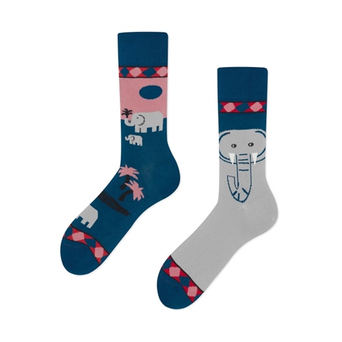 Many Mornings Socken Funky Elephant