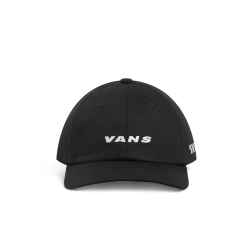 Checked Side Curved Billl Black Kids