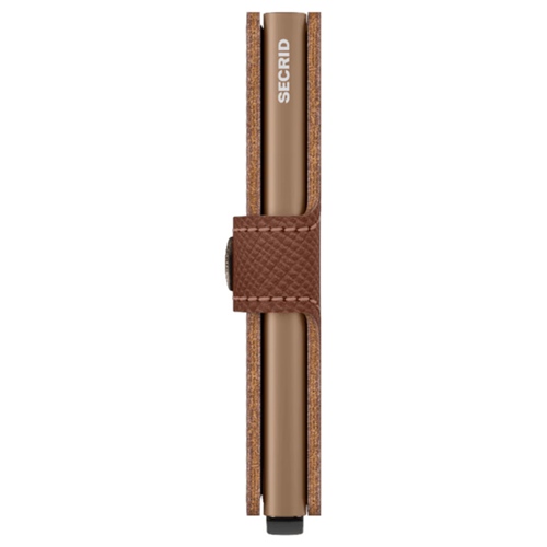 MSa Caramel Miniwallet Saffiano Caramel