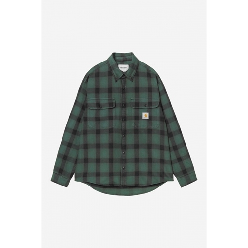 L/S Edmands Shirt Edmands Check Nat Kale