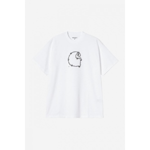 S/S Barbwire C T-Shirt White
