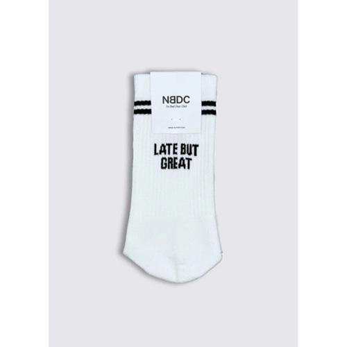 Late But Great Retro Socken