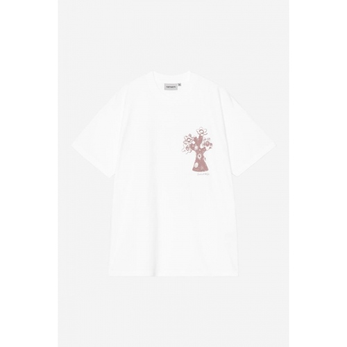 S/S Forma T-Shirt white heavy stone wash
