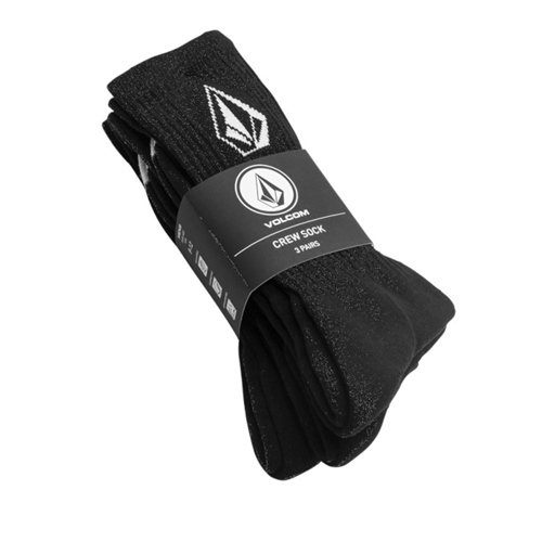 Full Stone Sock 3 Pack Black