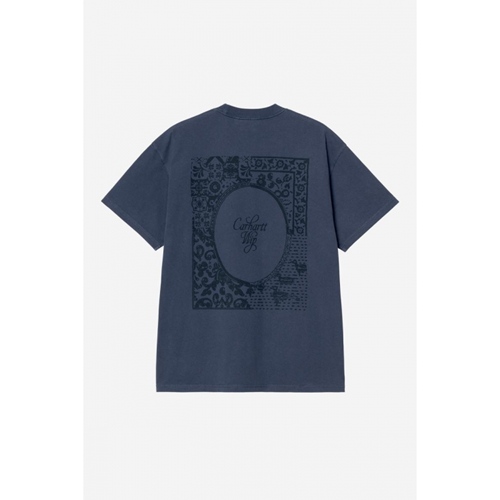 S/S Vestige T-Shirt Blue Stone washed
