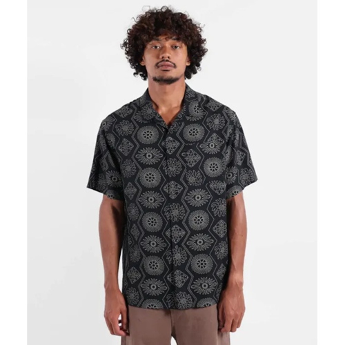 Motel Short Sleeve Shirt Black