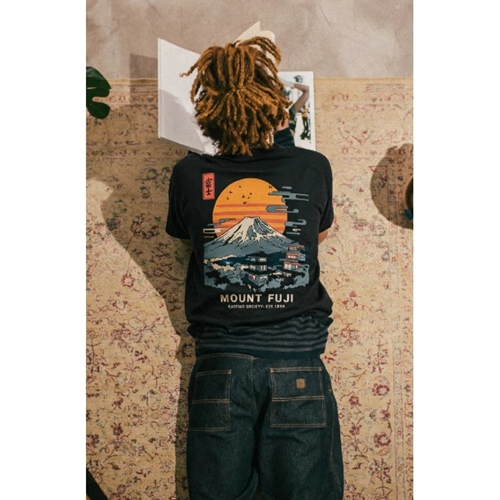 M/C Mount Fuji T-Shirt Black