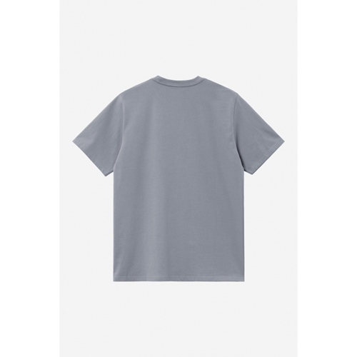 S/S American Script T-Shirt Shady Blue