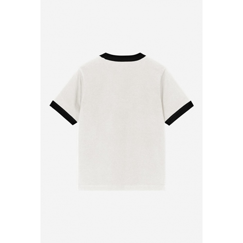 W S/S Outlaw Star Ringer T-Shirt Wax Bla