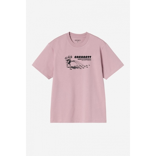 W S/S Bumper Sticker T-Shirt Hortensia