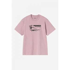 W S/S Bumper Sticker T-Shirt Hortensia