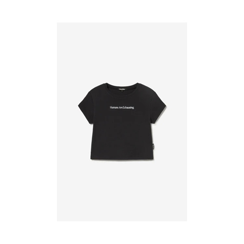 M/C Humans Are Exhausting T-Shirt Black