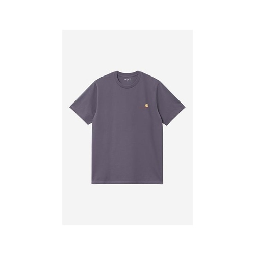 S/S American Script T-Shirt Shady Purple