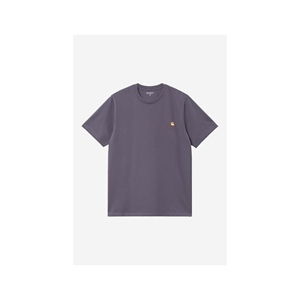 S/S American Script T-Shirt Shady Purple