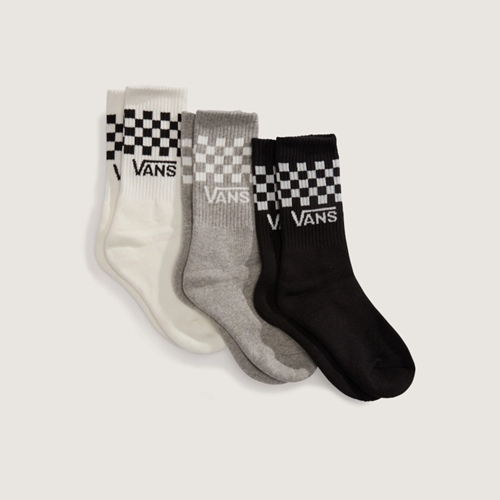 Classic Check Crew Checkerboard Black
