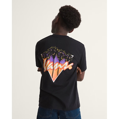 Palm Drive SS Kids T-Shirt Black
