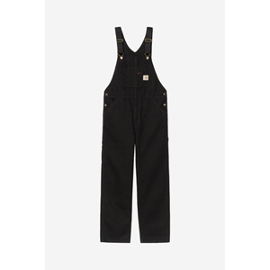 Bib Overall Black Rinsed