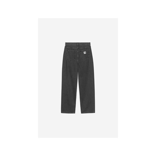 W Arin Pant Black Heavy Stone Wash