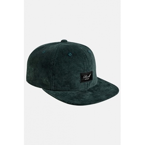 Flat 6 Panel Cap Dark Green Cord