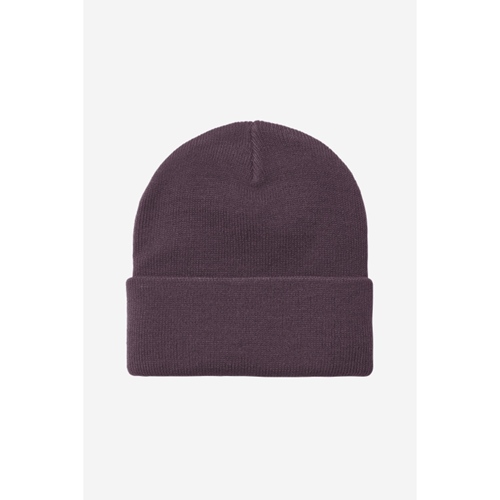 Short Watch Hat Cozy Purple