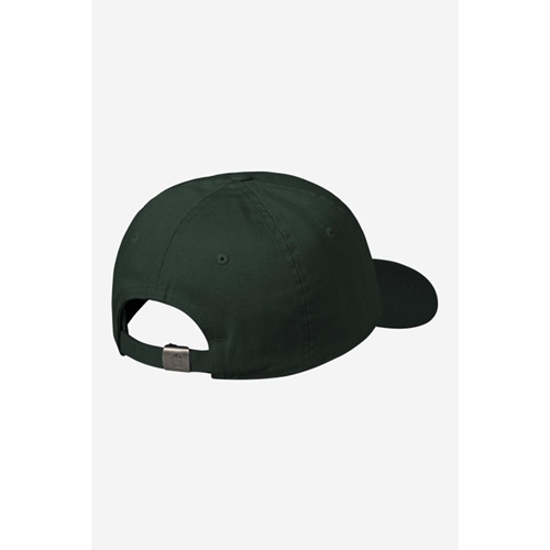 Madison Logo Cap Dark Scarab White