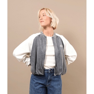 WarpedFlo Zip Sweat Pewter