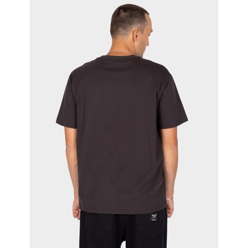 Peaceride Emb Tee Coal