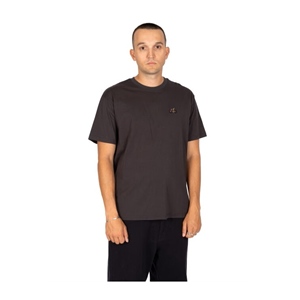 Peaceride Emb Tee Coal
