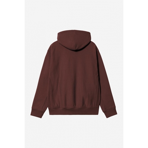 Hooded American Script Sweat Amarone