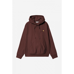 Hooded American Script Sweat Amarone