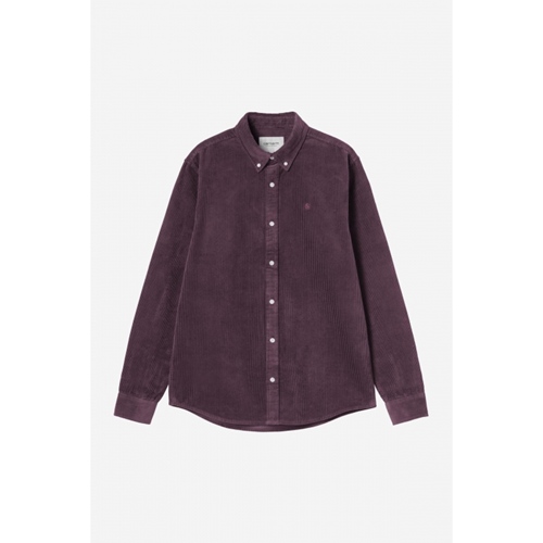 L/S Madison Cord Shirt Cozy Purple