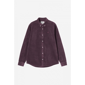 L/S Madison Cord Shirt Cozy Purple