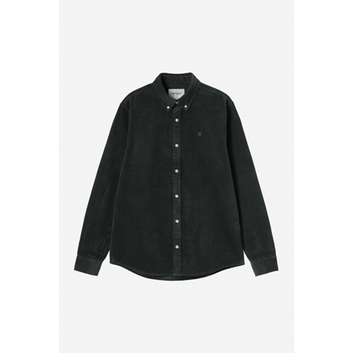 L/S Madison Cord Shirt Raven