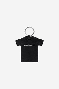 Mini Script T-Shirt Keychain Black