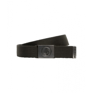Circle Web Belt Rinsed Black