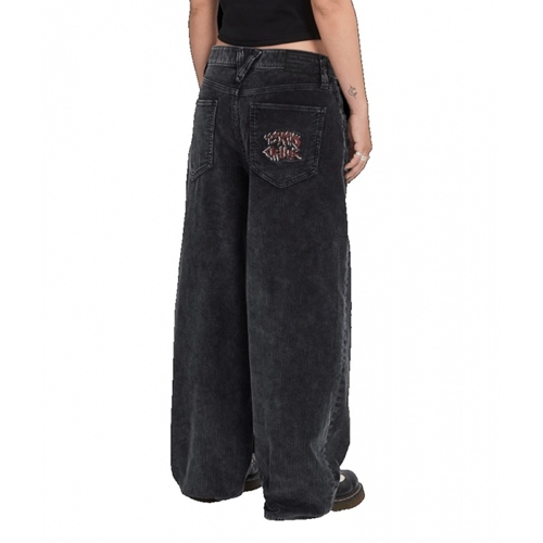 Fa Ozzy Cord Pant Light Acid Black