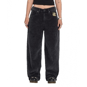 Fa Ozzy Cord Pant Light Acid Black
