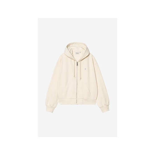 W Hooded Casey Jacket Natural Silver