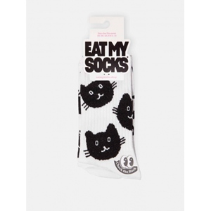 Eat My Socks Cat Flat-Pack Socks