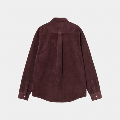 L/S Madison Cord Shirt Amarone