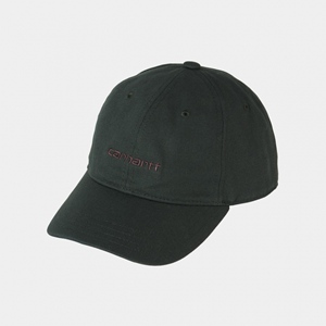 Canvas Script Cap Dark Scarab Palisander
