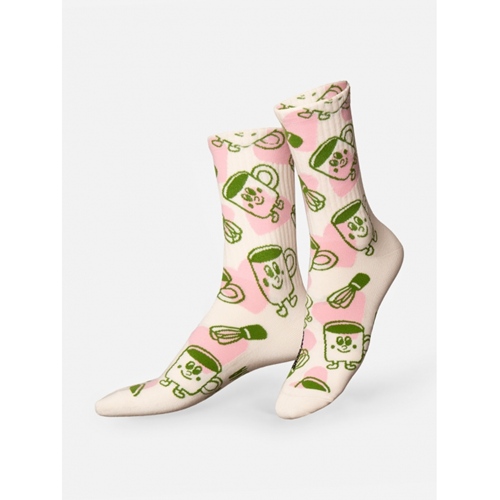 Eat My Socks Matcha Flat-Pack Socken