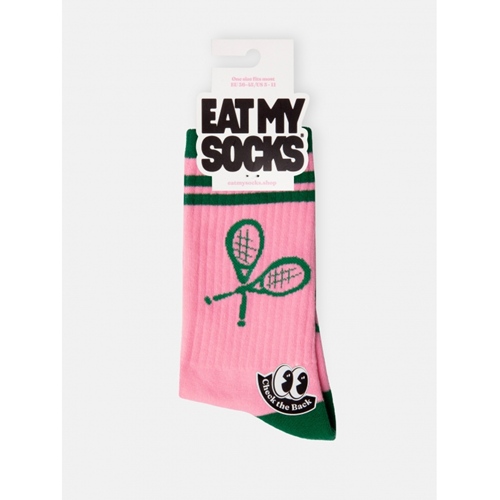 Eat My Socks Tennis Flat-Pack Socken