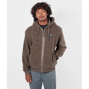 Sefty Hooded Fullzip Sherpa Pebble